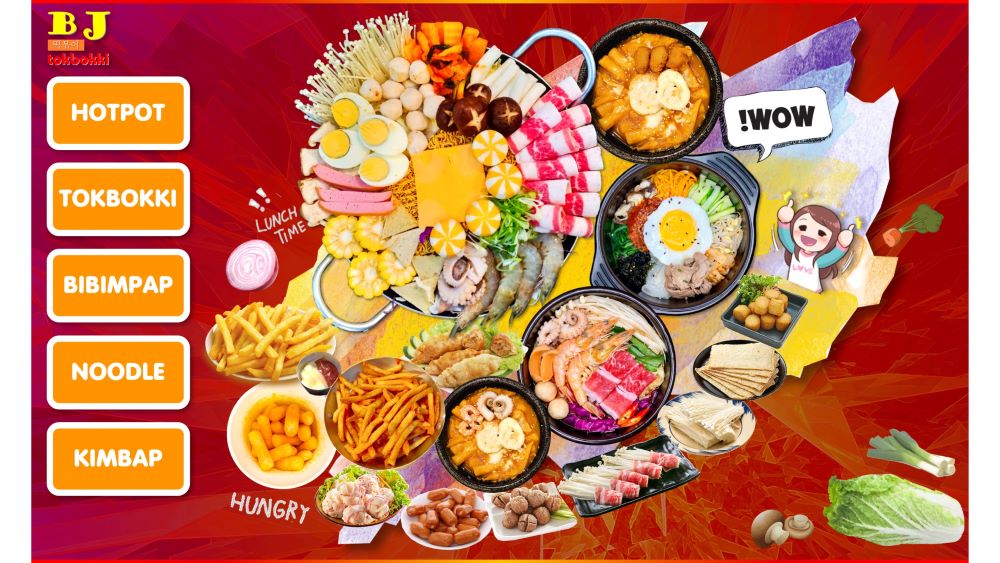 Menu BJ Tokbokki