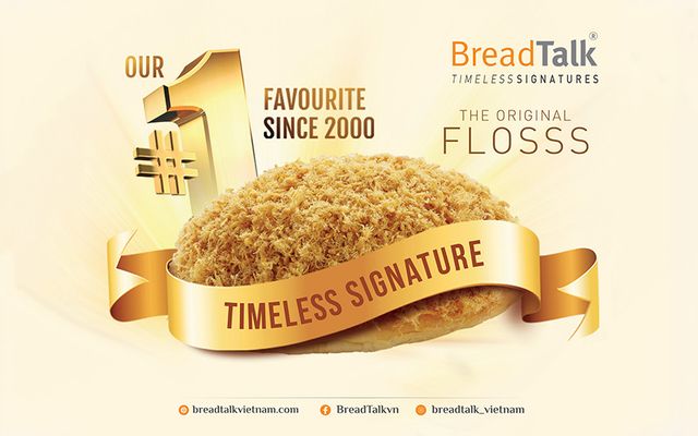 Menu BreadTalk đa dạng với đầy đủ các hương vị