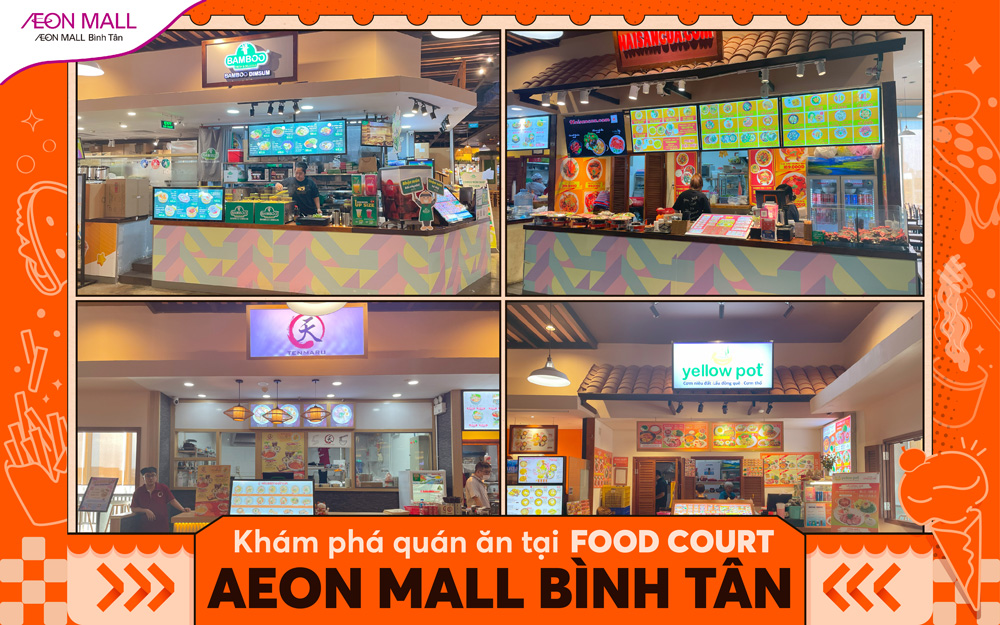 các quán ăn trong AEON MALL Bình Tân