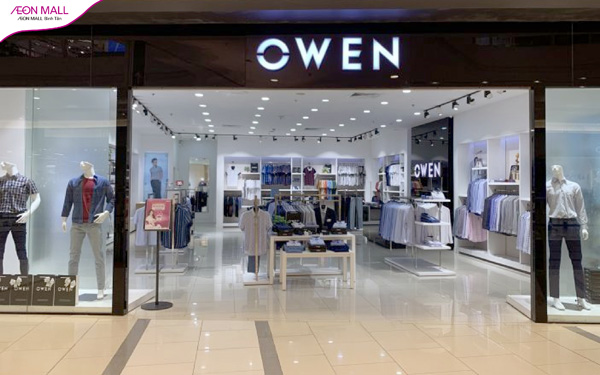 cửa hàng OWEN tại AEON MALL BÌNH TÂN